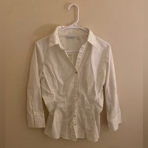 New York & Co white dress shirt - size S